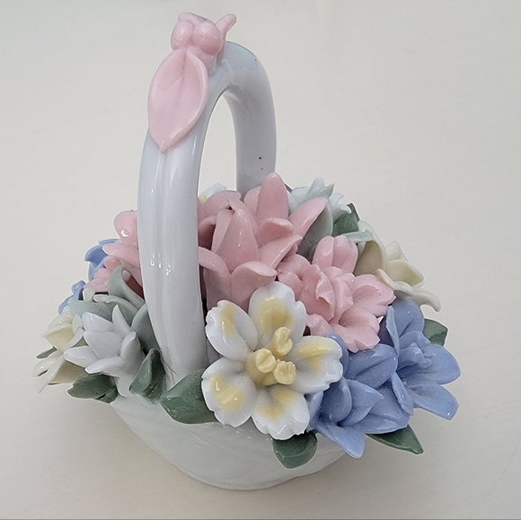 Porcelain Flower Basket - Picture 8 of 10